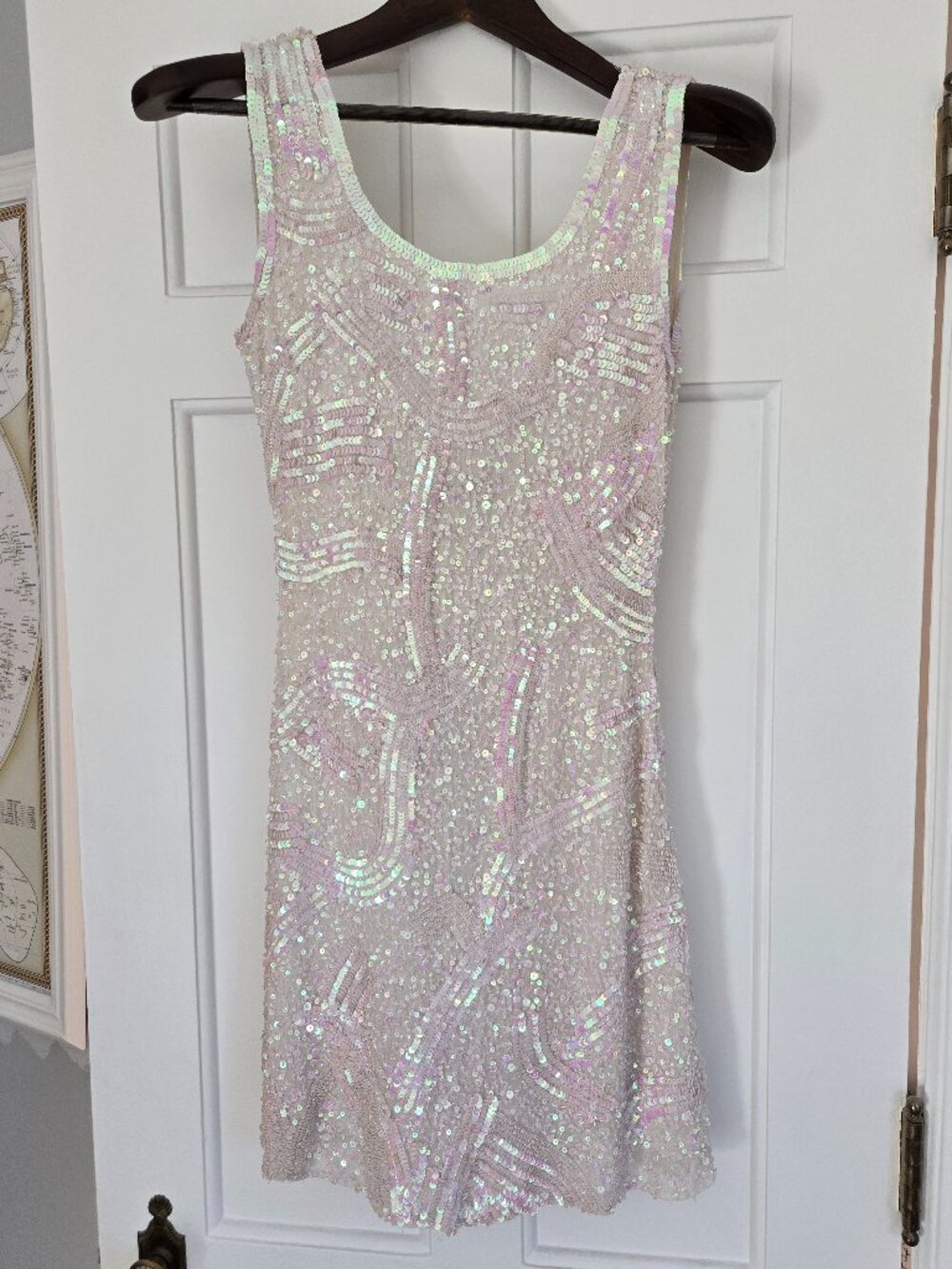 Rise Sequin Mini Dress UK 8